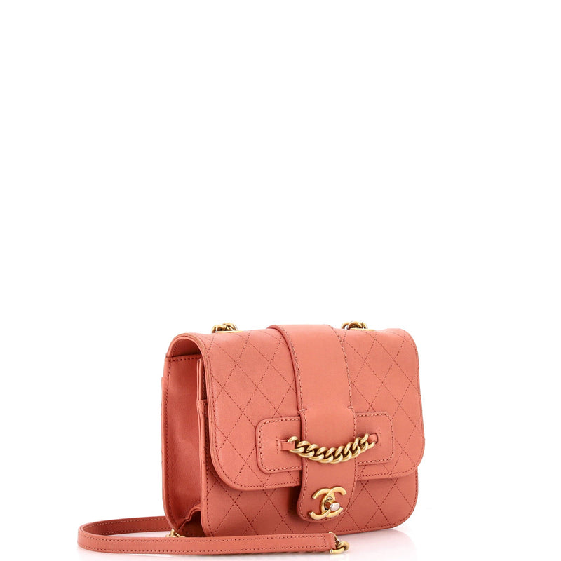 Chanel Front Chain Flap Bag Quilted