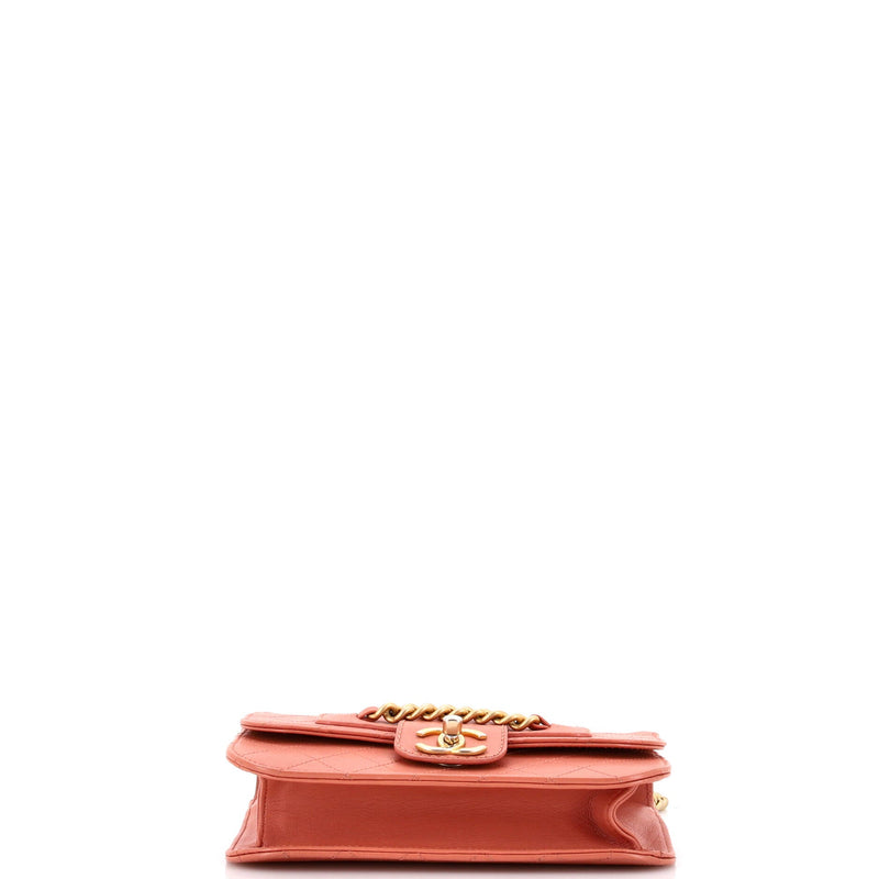 Chanel Front Chain Flap Bag Quilted