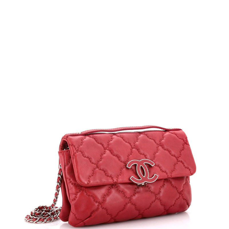 Chanel Double Stitch Hamptons Flap Bag