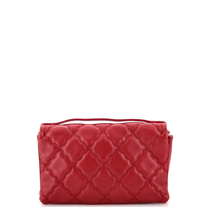 Chanel Double Stitch Hamptons Flap Bag