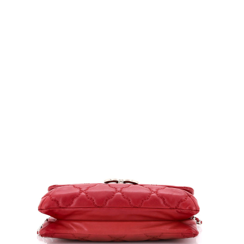 Chanel Double Stitch Hamptons Flap Bag