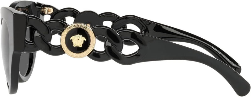 Versace Gb1/87 52Mm Black Dark Grey