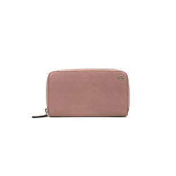 Gucci Long Wallet Cowhide Pink Zipper