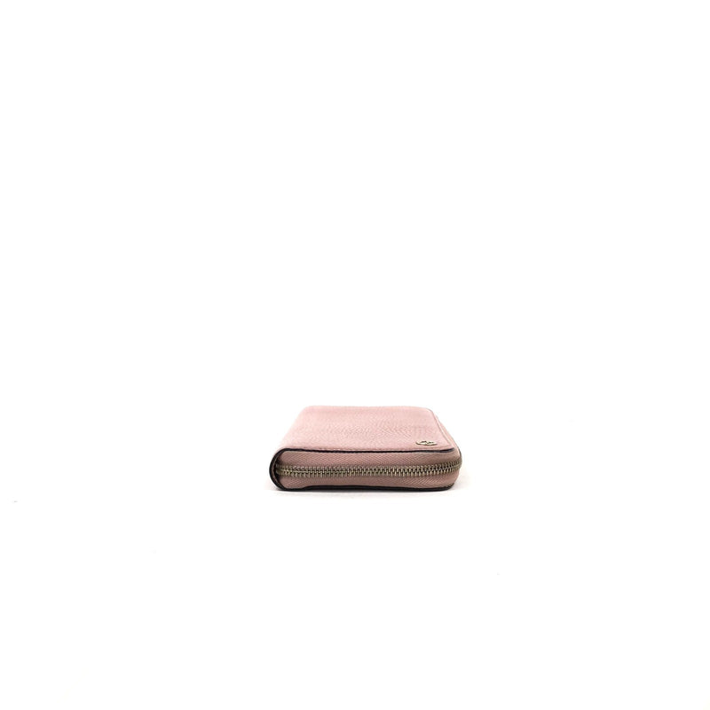 Gucci Long Wallet Cowhide Pink Zipper