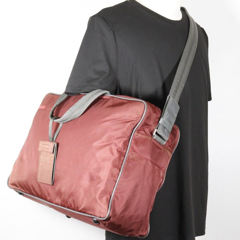 Prada Sports Boston Bag 2Wayshoulder Red