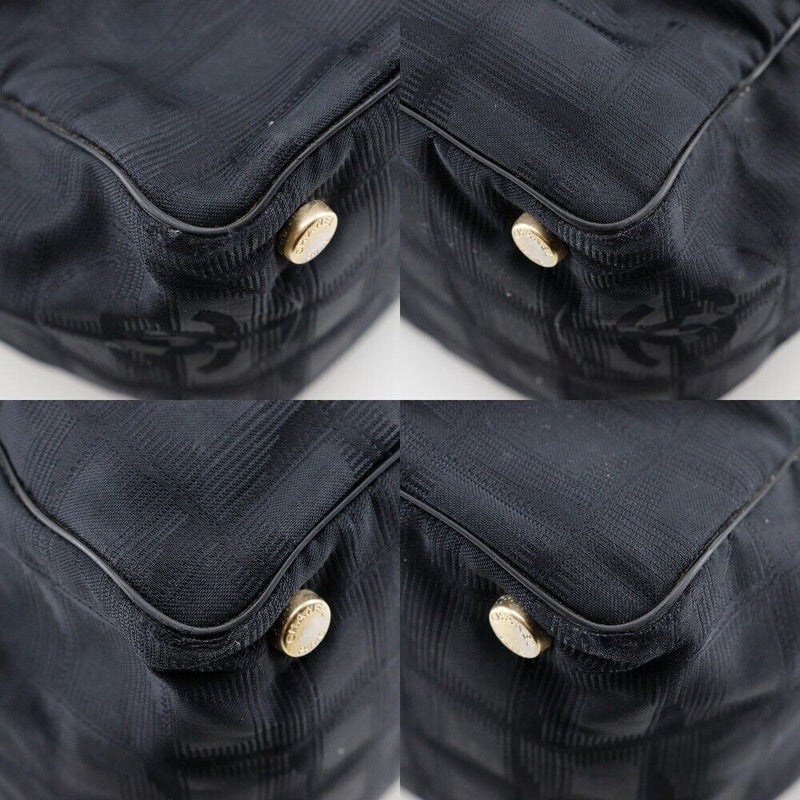 Chanel Tote Mm Bag New Travel Line Black