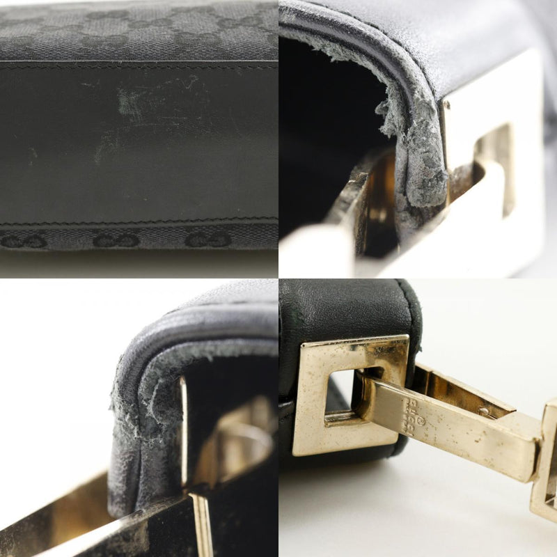 Gucci One Belt Shoulder Bag Black Gg