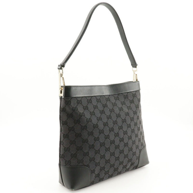 Gucci One Belt Shoulder Bag Black Gg