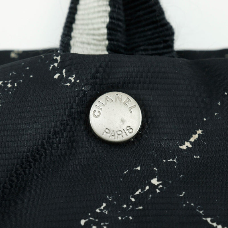 Chanel Travel Line Tote Mm Bag Black