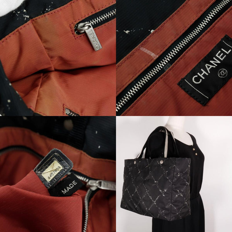 Chanel Travel Line Tote Mm Bag Black