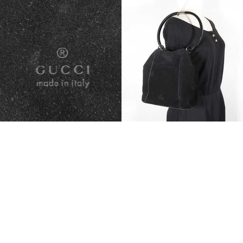 Gucci Ring Handle Shoulder Bag Black