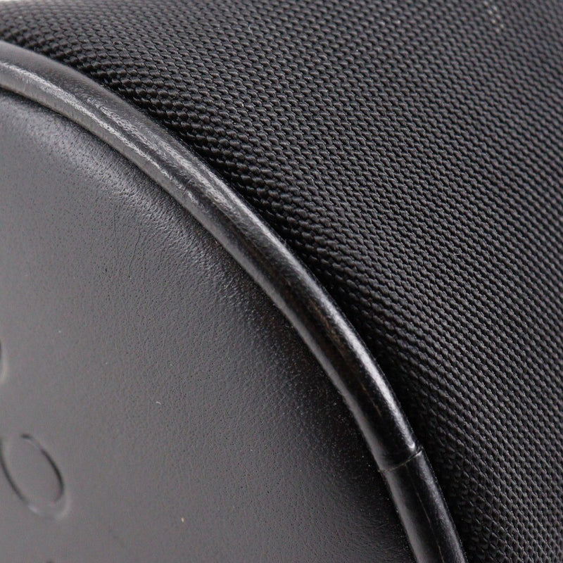 Gucci Bamboo Pouch Black Nylon Canvas