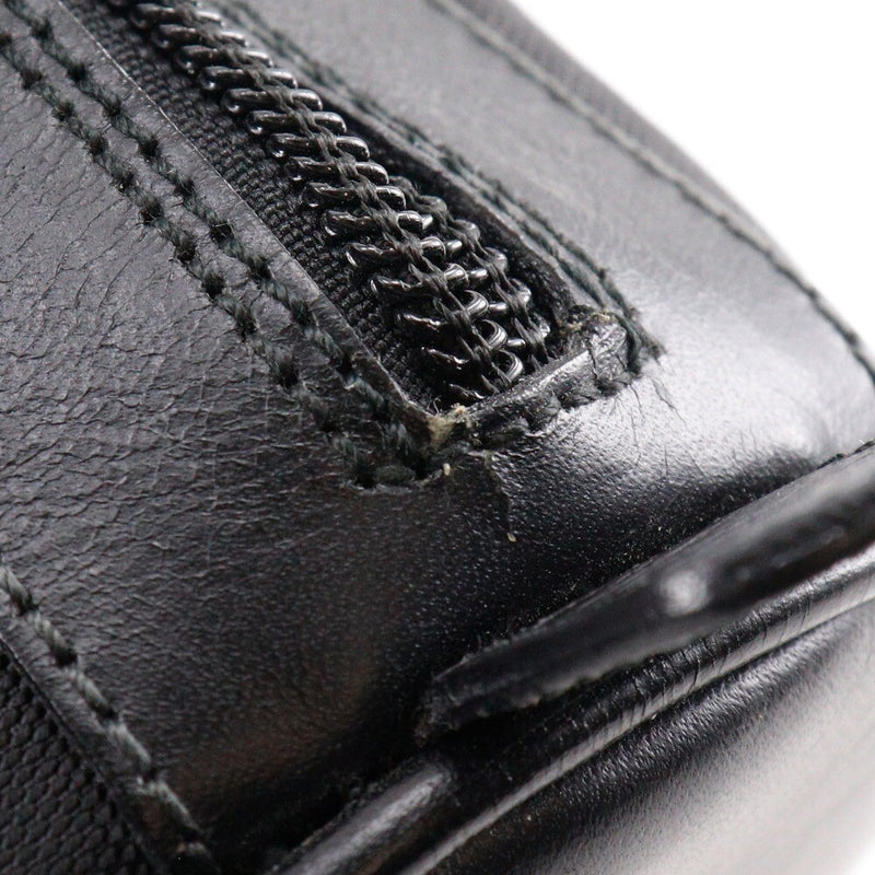 Gucci Bamboo Pouch Black Nylon Canvas