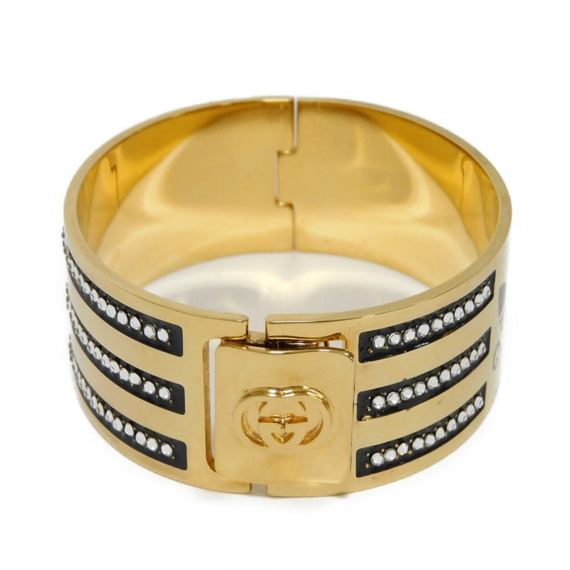 Gucci Enamel And Crystal Cuff Bracelet