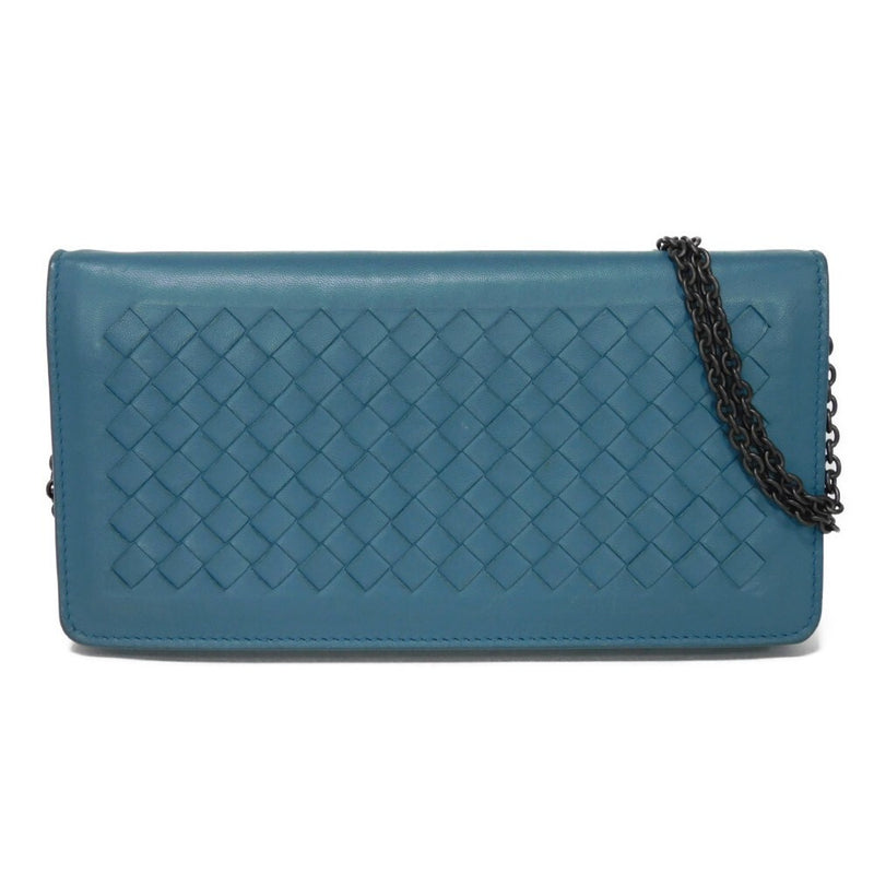 Bottegaveneta Chain Wallet Turquoise