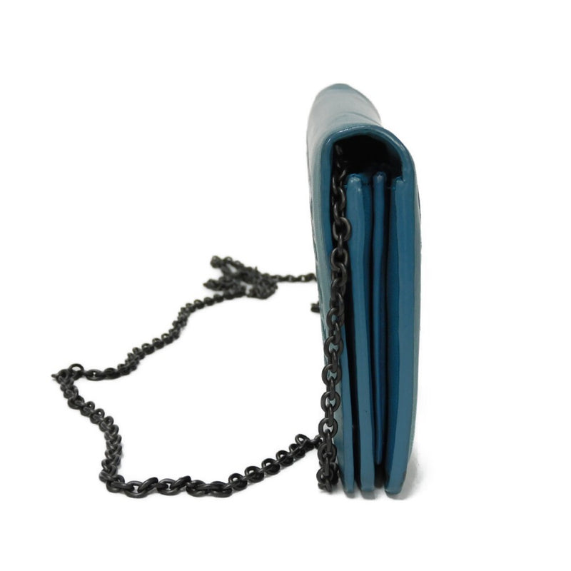 Bottegaveneta Chain Wallet Turquoise