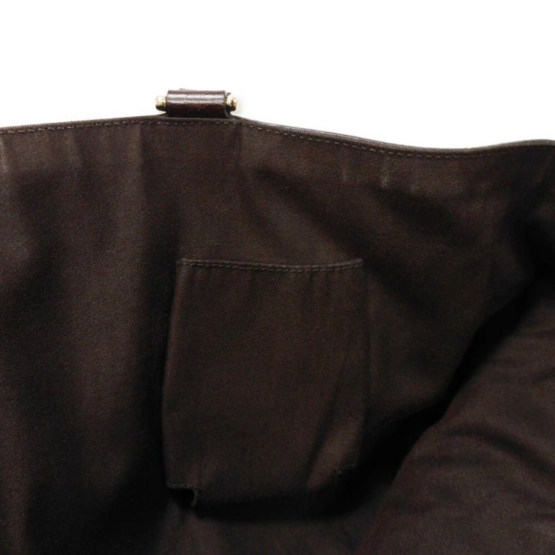 Gucci Abby Tote Bag Logo Brown Calfskin