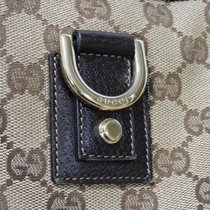 Gucci Abby Tote Bag Logo Brown Calfskin