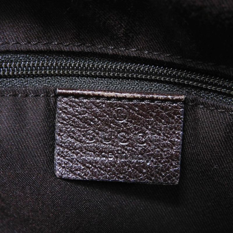 Gucci Abby Tote Bag Logo Brown Calfskin