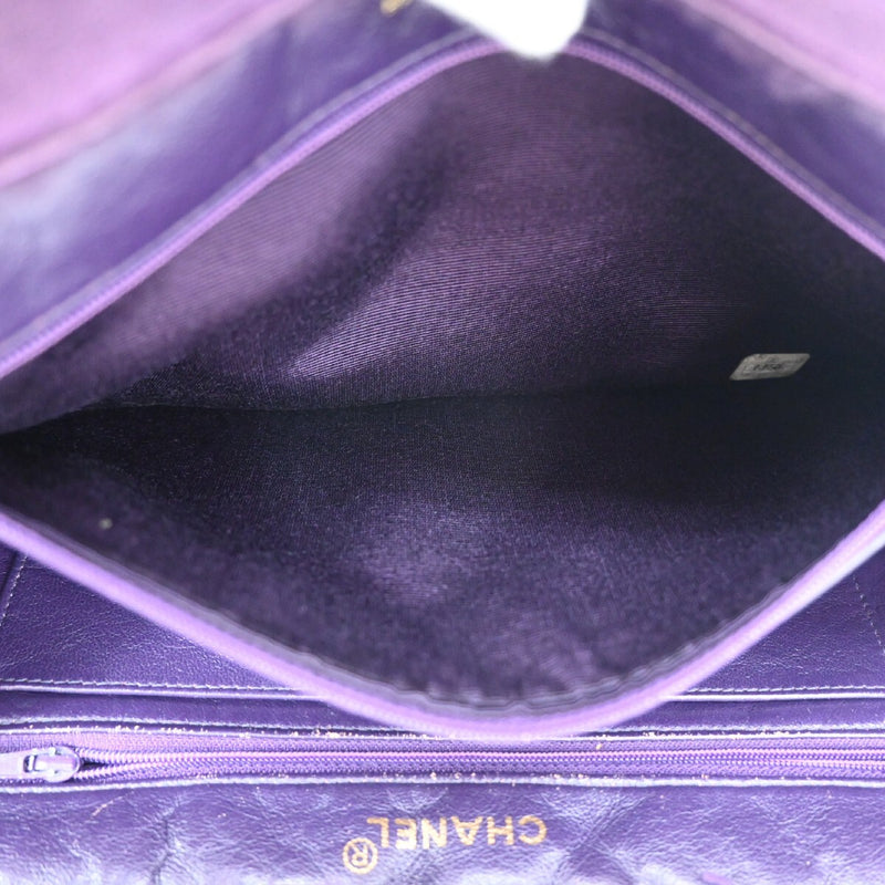 Chanel Cc Logo Hand Tote Bag Fur Suede