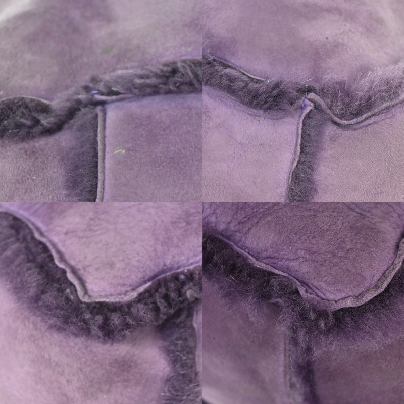 Chanel Cc Logo Hand Tote Bag Fur Suede