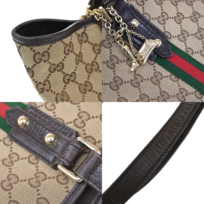 Gucci Logo Sherry Gg Pattern Shoulder