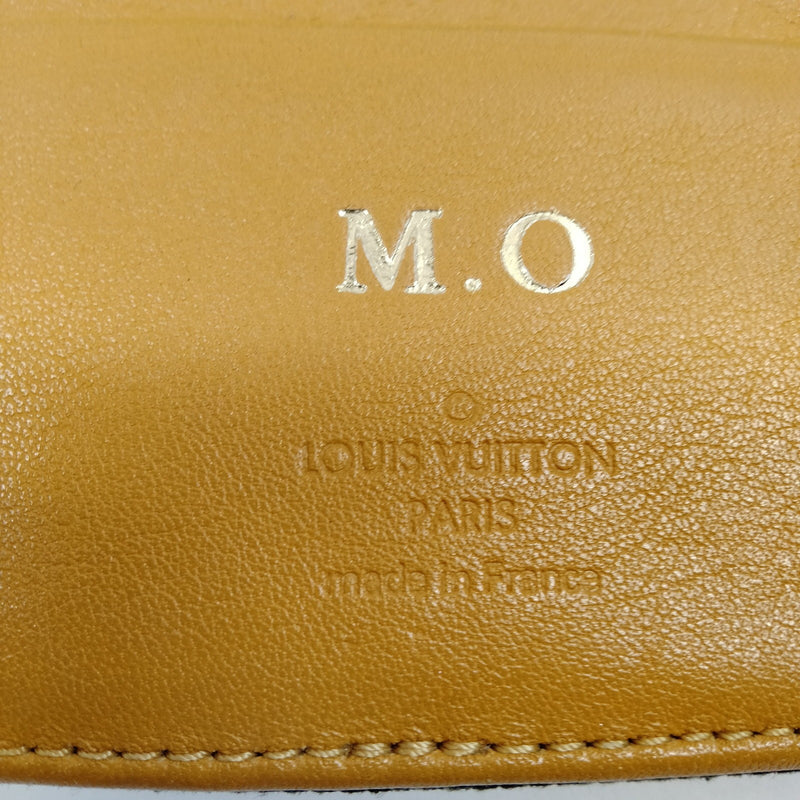 Louis Vuitton Lv Long Wallet Black Denim