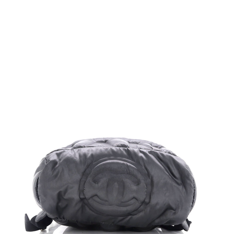 Chanel Doudoune Backpack Embossed Nylon