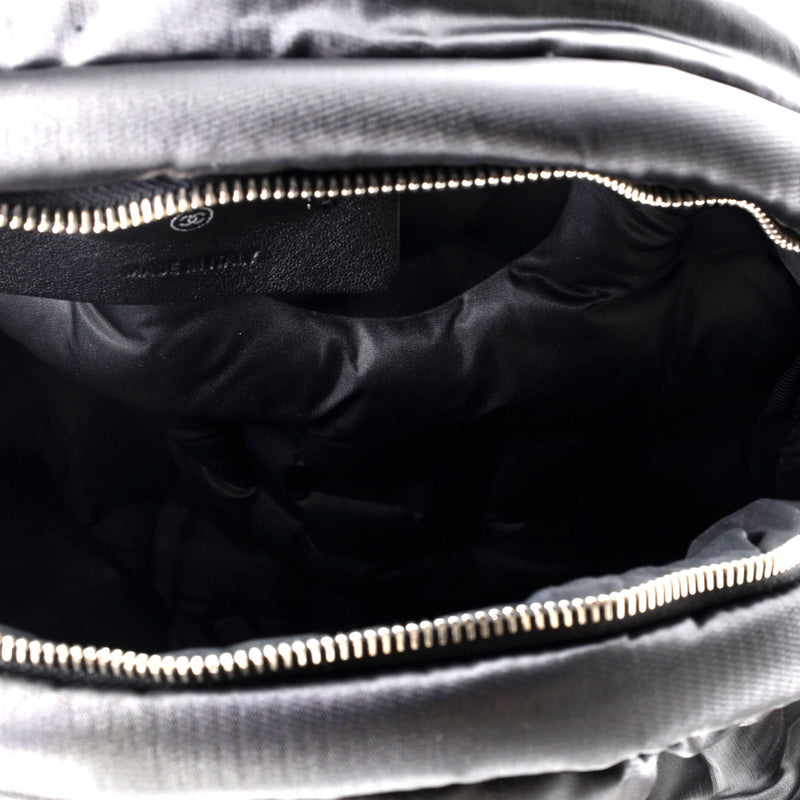 Chanel Doudoune Backpack Embossed Nylon