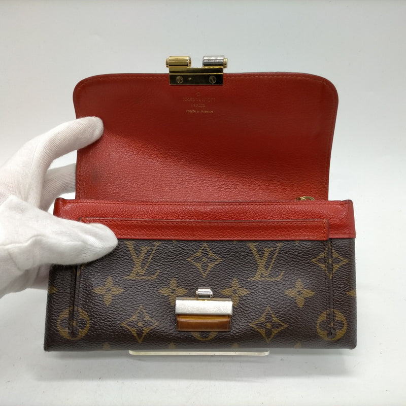 Louis Vuitton Lv Long Wallet Brown