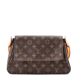 Bundle of Louis Vuitton Looping Handbag Canvas and YSL 158006S10B and Chloe wallet