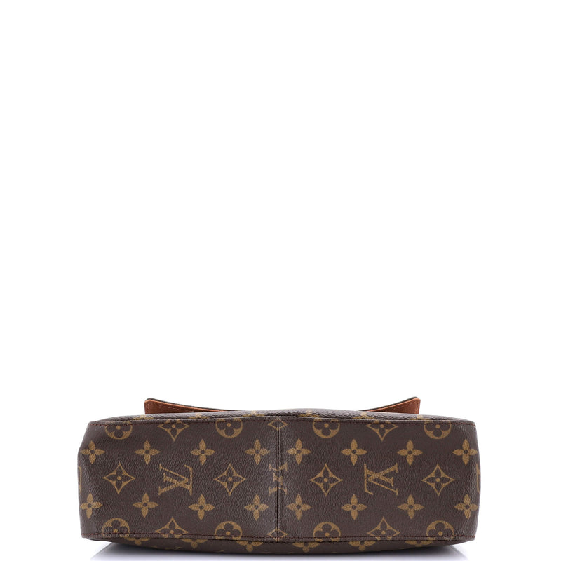 Bundle of Louis Vuitton Looping Handbag Canvas and YSL 158006S10B and Chloe wallet