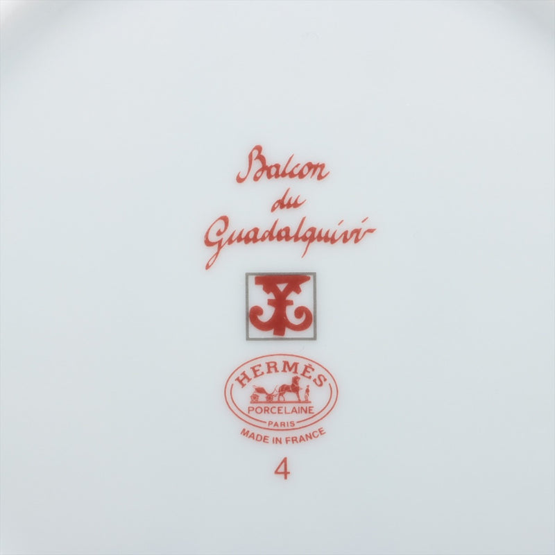 Hermès Bread Plate Ceramic White