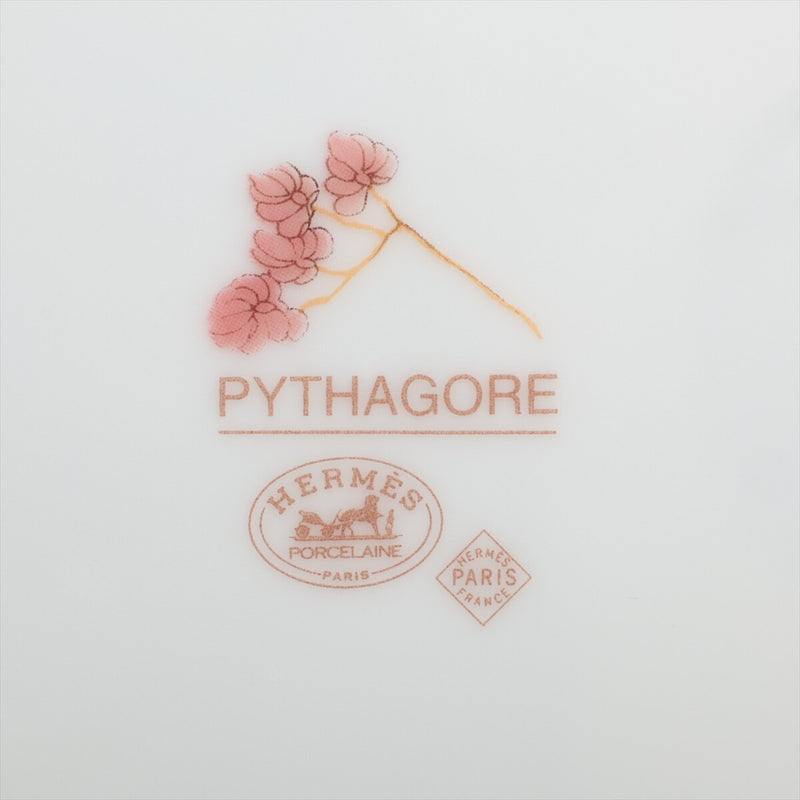 Hermès Pythagoras Plates Ceramic White X