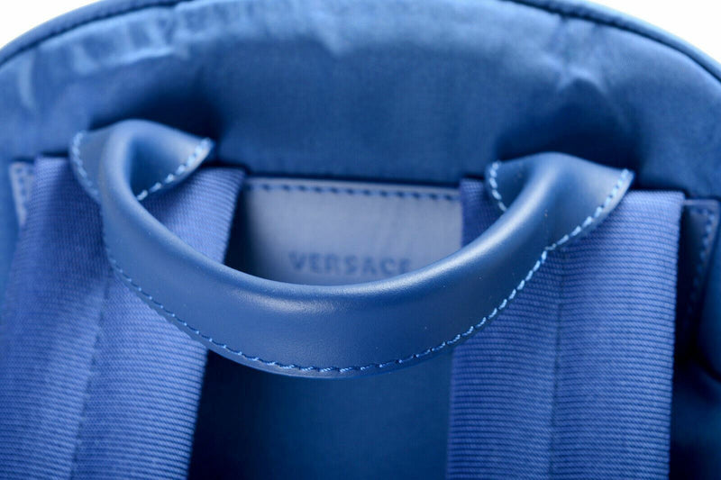 Versace Unisex Blue Barocco Print