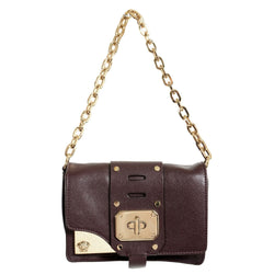 Versace Leather Burgundy Women's