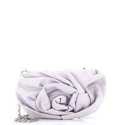 Burberry Rose Chain Clutch Leather