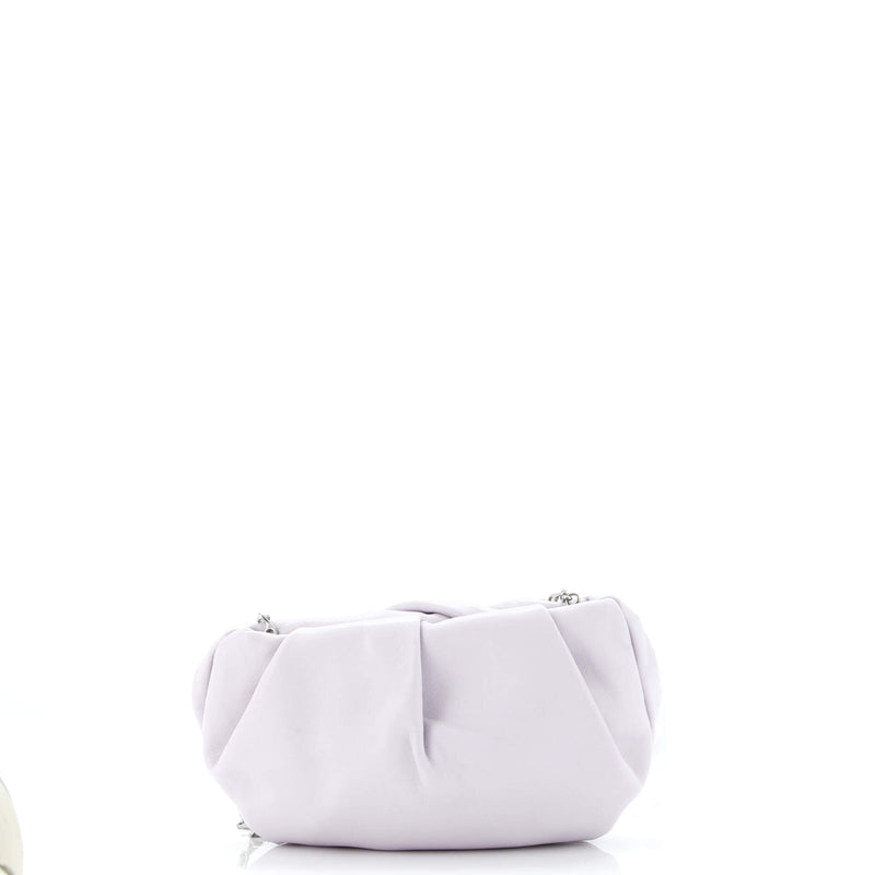 Burberry Rose Chain Clutch Leather