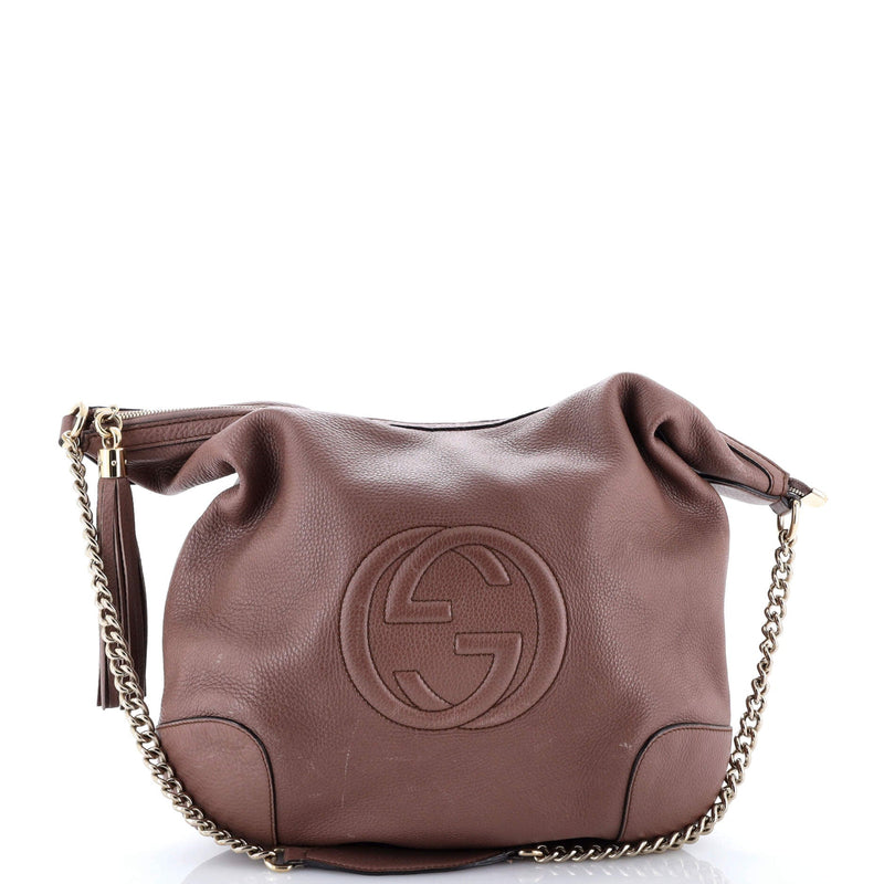 Gucci Soho Chain Hobo Leather Medium
