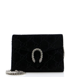 Gucci Dionysus Chain Wallet Gg Velvet