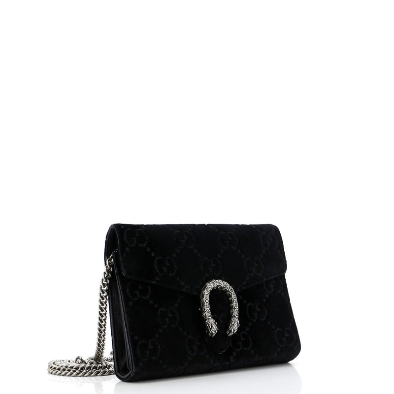 Gucci Dionysus Chain Wallet Gg Velvet