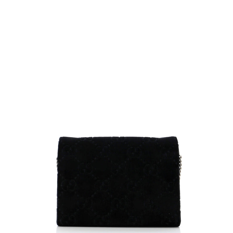 Gucci Dionysus Chain Wallet Gg Velvet