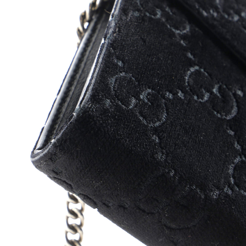 Gucci Dionysus Chain Wallet Gg Velvet