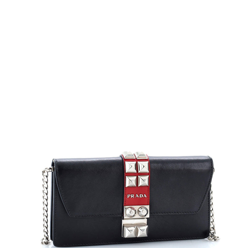 Prada Elektra Wallet On Chain Studded