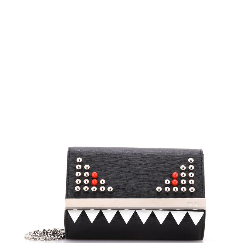 Fendi Monster Wallet On Chain Studded