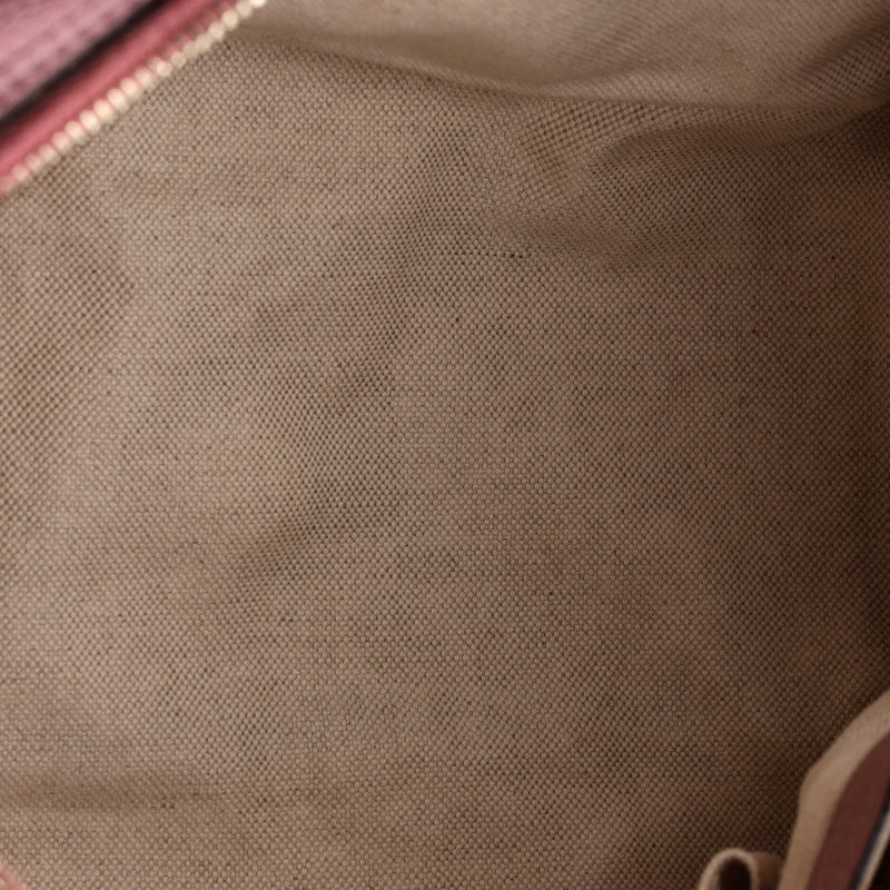 Gucci Bamboo Shopper Boston Bag Leather