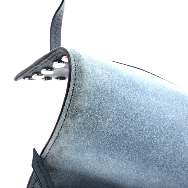 Prada Etiquette Flap Bag Studded Glace