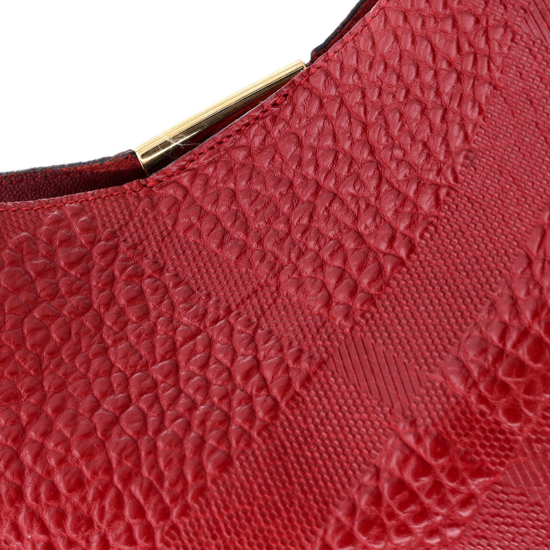 Burberry Canter Tote Check Embossed