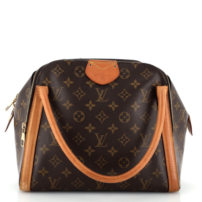 Louis Vuitton Marais Handbag Canvas Mm