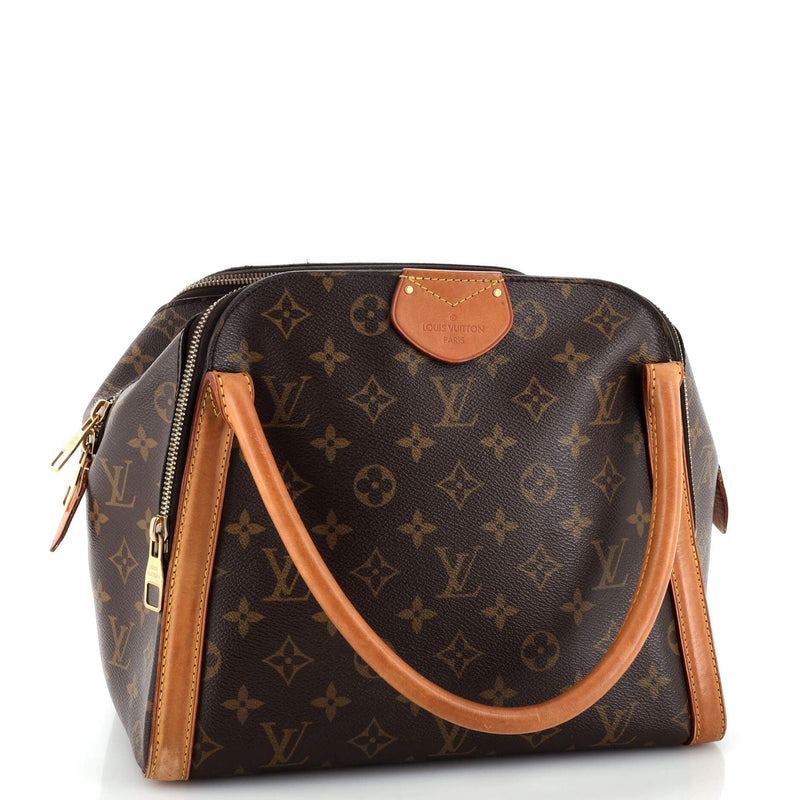 Louis Vuitton Marais Handbag Canvas Mm